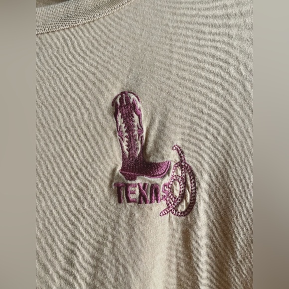 SOLD Madewell embroidered Texas design soft shirt - Picture 3 of 4